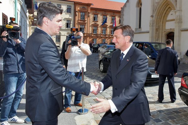 Zoran Milanović i Borut Pahor
