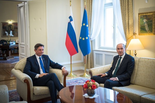 Borut Pahor i Janez Janša