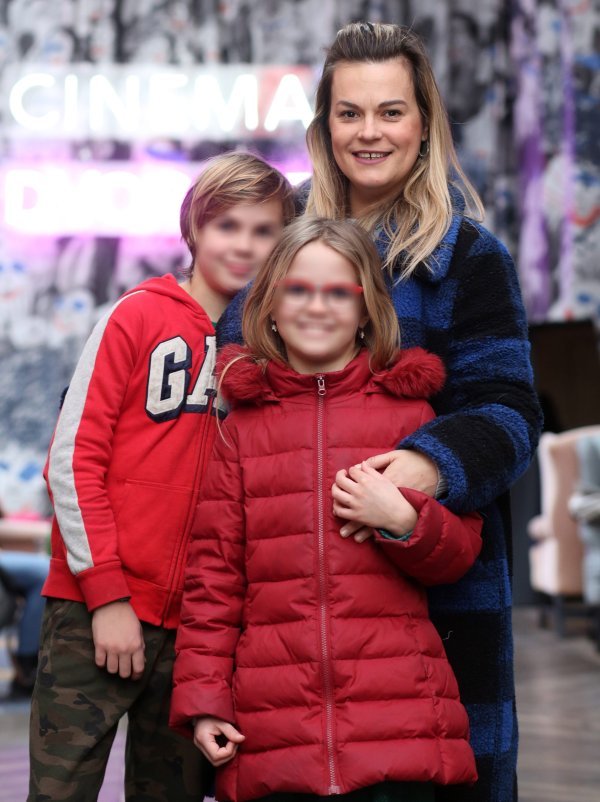 Željka Sablić Odriljin sa djecom Kim i Vito