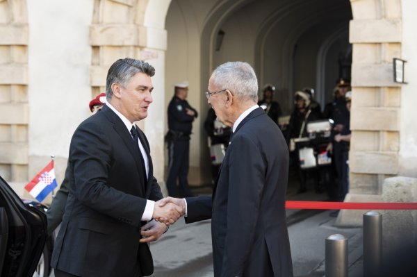 Zoran Milanović u posjetu austrijskom predsjedniku Alexandru van der Bellenu