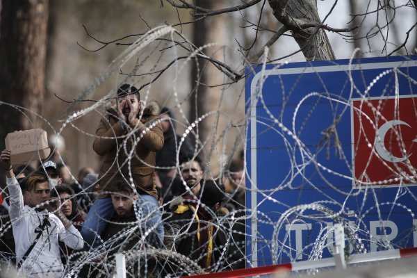 Migranti iz Sirije na grčko-turskoj granici