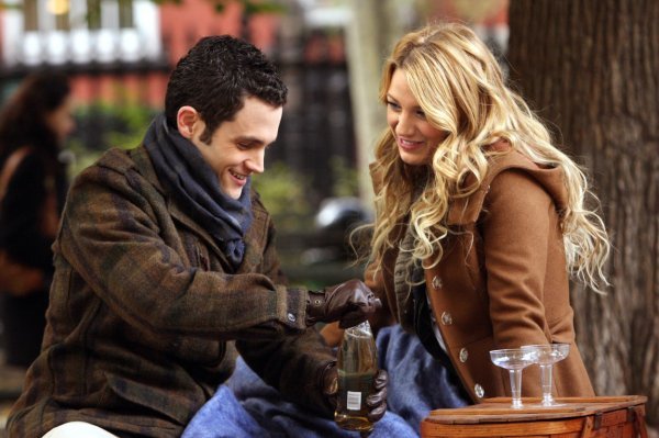 Penn Badgley i Blake Lively