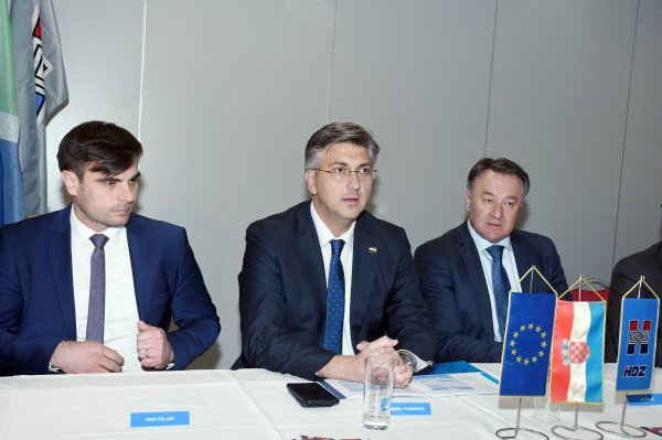 Andrej Plenković u Sisku