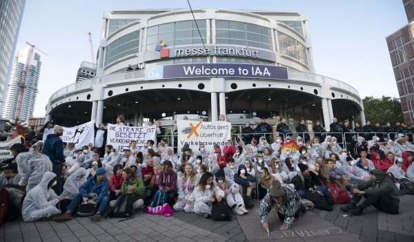 Prosvjedi ekoloških aktivista na IAA u Frankfurtu 2019.