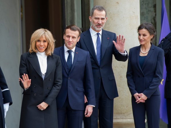 Brigitte Macron, Emmanuel Macron, španjolski kralj Felipe i kraljica Letizia
