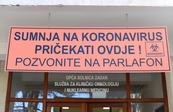 Upute za koronavirus u zadarskoj bolnici