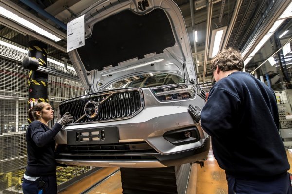 Volvo nastavlja sa svojom proizvodnjom u Švedskoj (na slici belgijski pogon u Gentu)