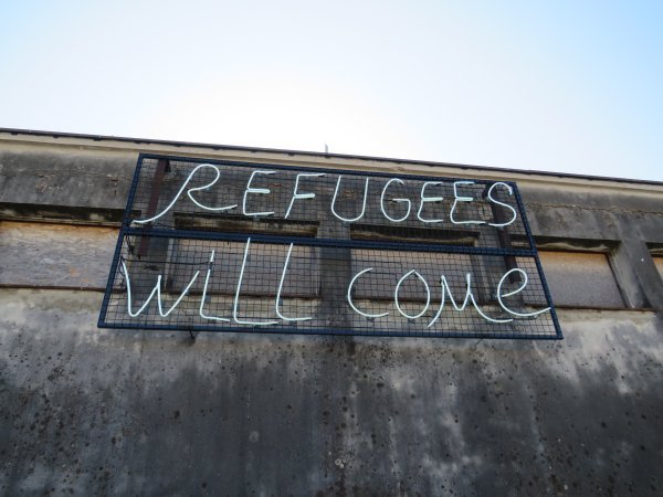 Instalacija 'Refugees will come'