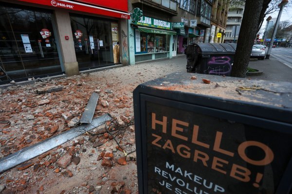 Snažan potres u Zagrebu