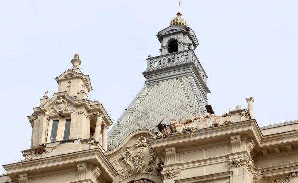 Kupola koju su vatrogasci srušili