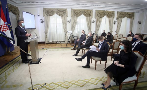 Premijer Plenković o gospodarskim mjerama Vlade zbog koronavirusa