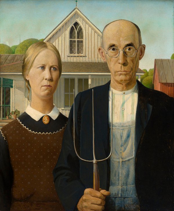 'Američka gotika', Grant Wood