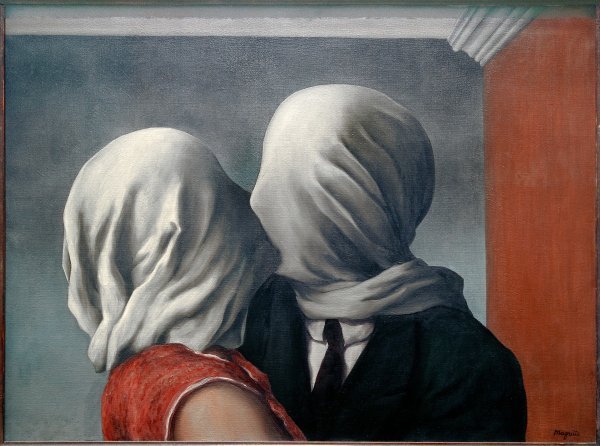 René Magritte, Ljubavnici, 1928.