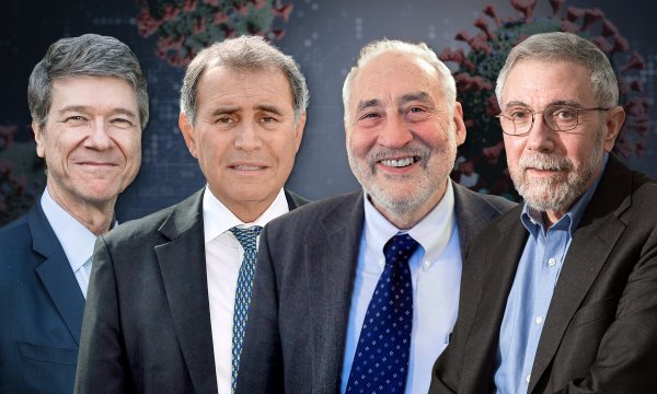 Jeffrey Sachs, Nouriel Roubini, Jospeh Stiglitz i Paul Krugman