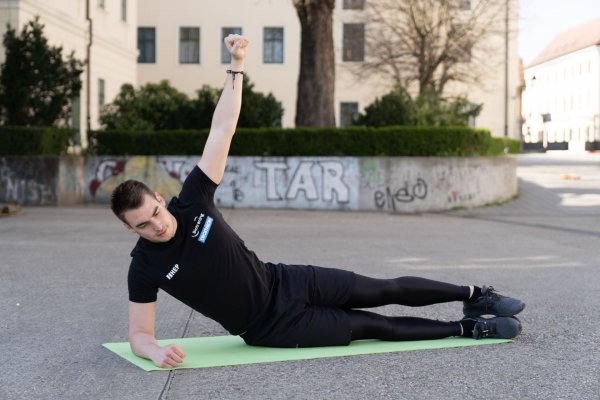 Bočni izdržaj s kukovima gore dolje