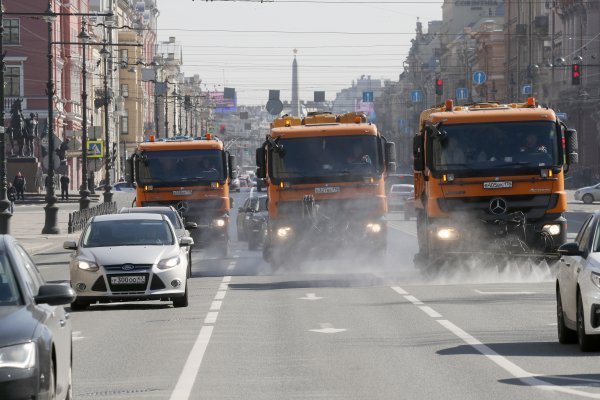 Dezinficiranje ulica u Rusiji