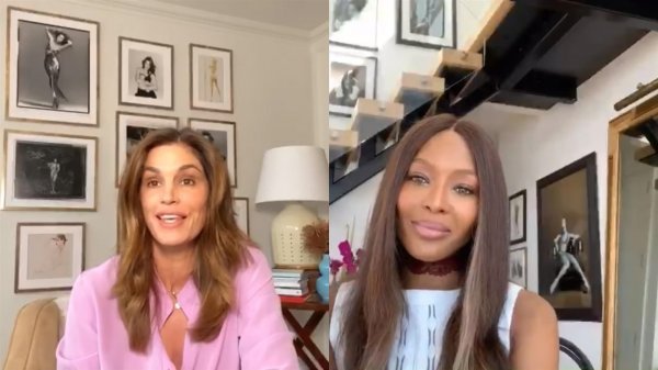 Cindy Crawford i Naomi Campbell