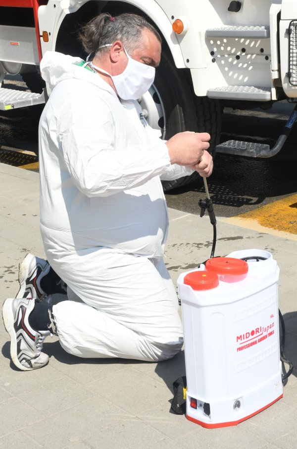 Dezinfekcija u Petrinji