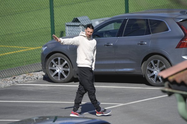 Zlatan Ibrahimović na treningu Hammarbyja