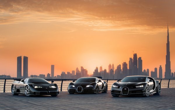 Bugatti EB110, Veyron i Chiron