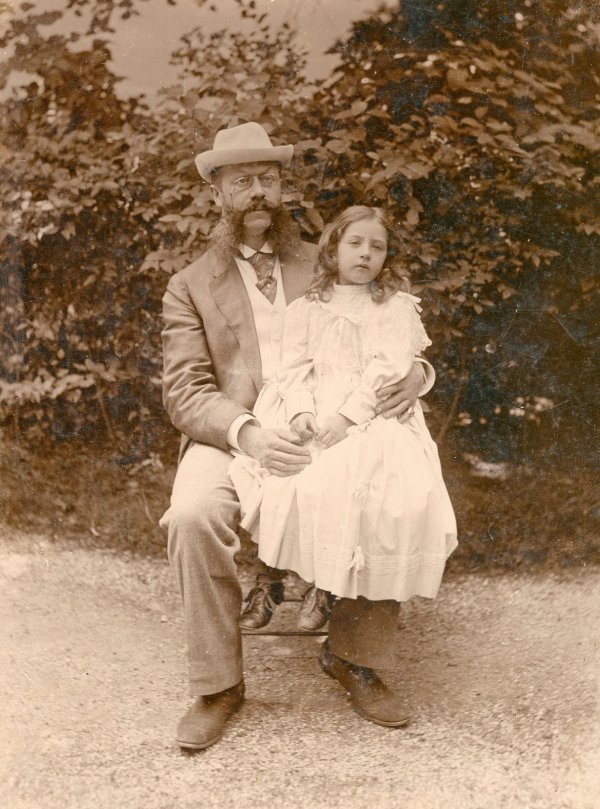 Emil Jellinek s kćeri Mercédès (oko 1895.)
