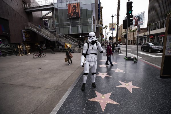 Koronavirus: Hollywood Boulevard