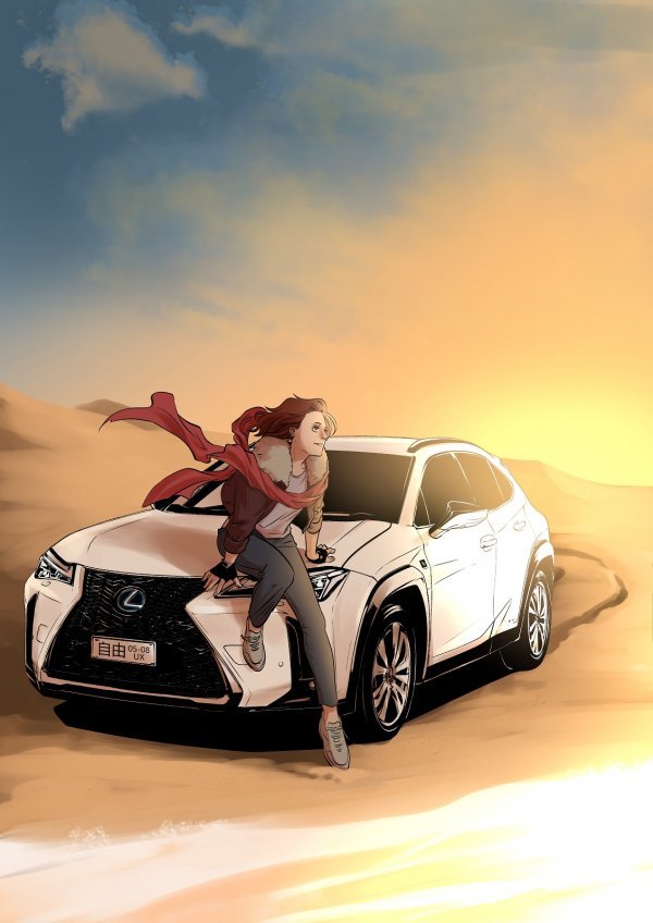 Lexus UX Manga by Yishan Li