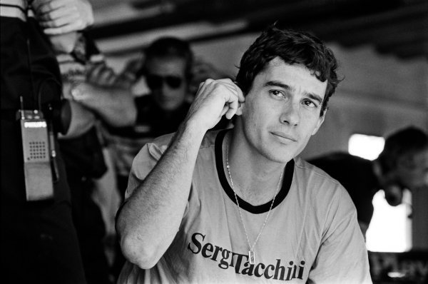 Ayrton Senna snimljen 1986.