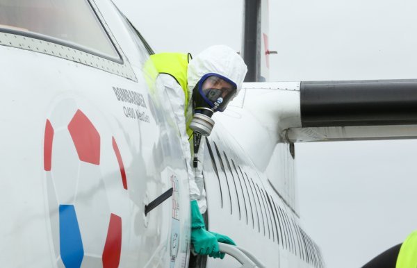 Dezinfekcija aviona Croatia Airlinesa