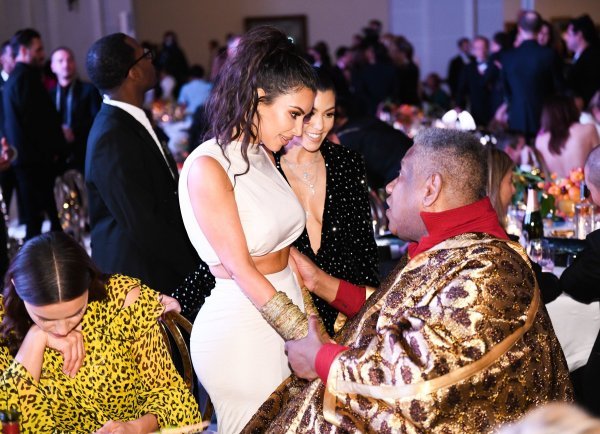 André Leon Talley i Kim Kardashian