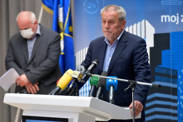 Konferencija za medije Stožera civilne zaštite grada Zagreba i Milana Bandića