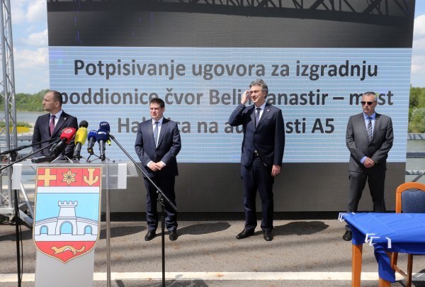 Potpisan ugovor o nastavku izgradnje autoceste A5 na 5C koridoru