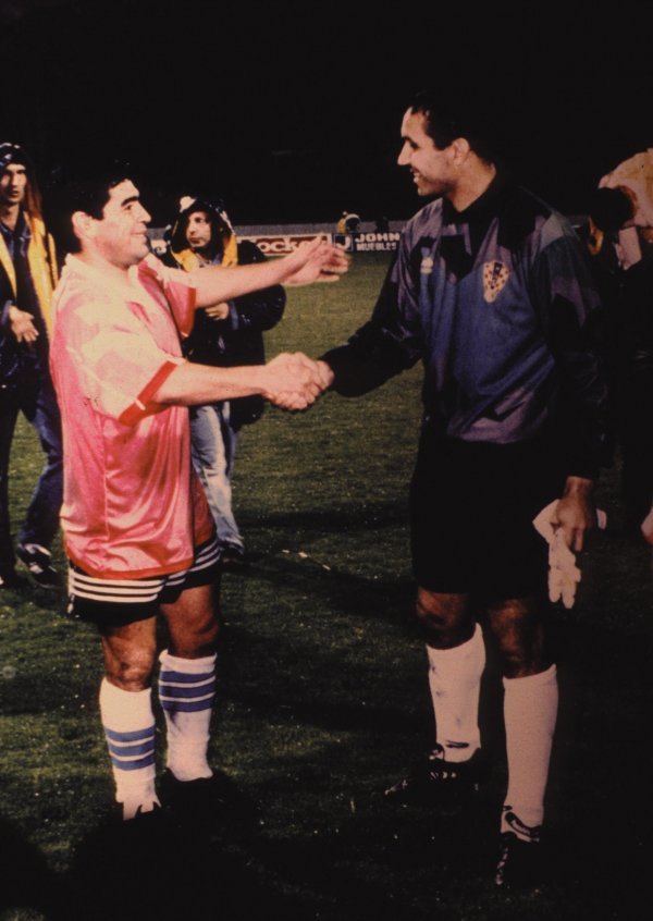Diego Armando Maradona i Dražen Ladić