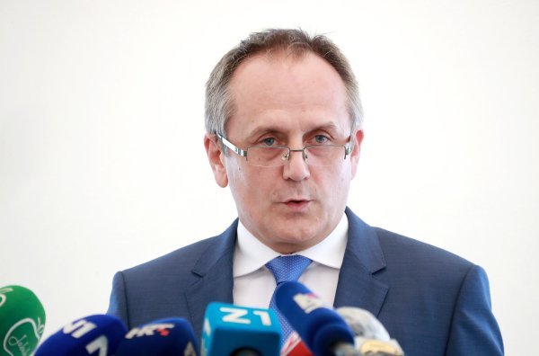 Zagreb: Predsjednik Gradske skupštine Drago Prgomet održao je konferenciju za medije