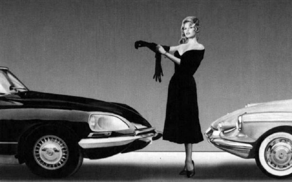 Citroën DS i Brigitte Bardot