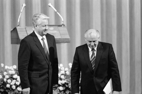 Boris Jeljcin i Mihail Gorbačov
