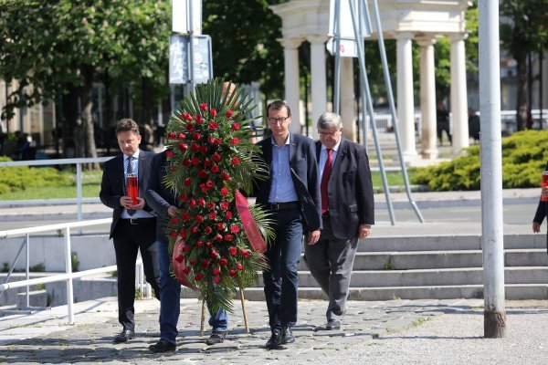 Rijeka: Polaganje vijenaca povodom Dana pobjede nad fašizmom