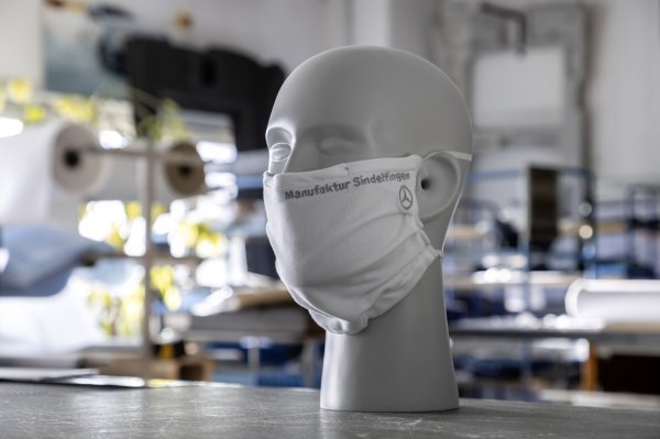 Odjel Mercedes-Benza, dizajnerska manufaktura u Sindelfingenu proizvodi ekskluzivne zaštitne maske