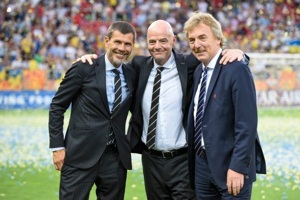 Zvonimir Boban, Gianni Infantino i Zbigniew Boniek