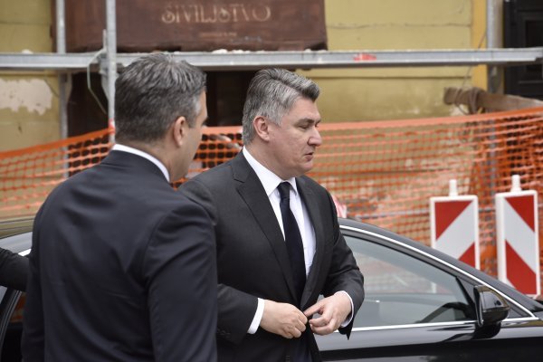 Zoran Milanović i Borut Pahor
