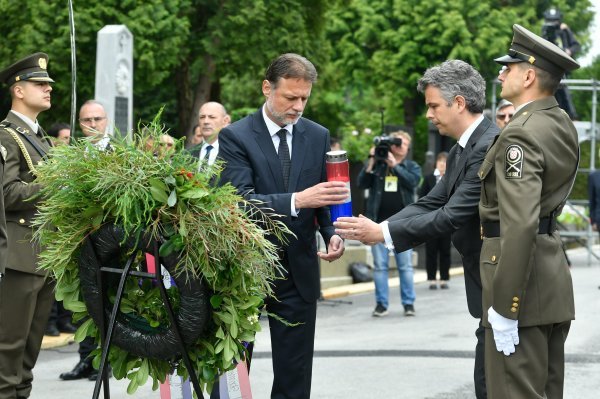 Zagreb: Gordan Jandroković položio vijenac povodom 75. obljetnice Bleiburške tragedije