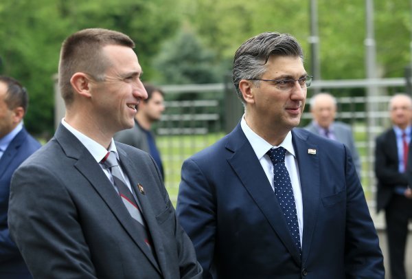 Ivan Penava i Andrej Plenković