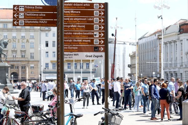 Prosvjed poduzetnika u Zagrebu