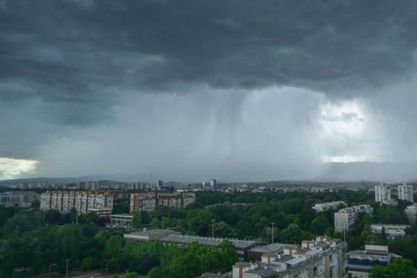 Proljetni pljusak u Zagrebu