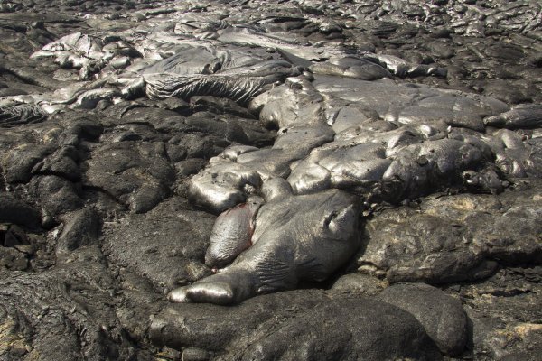 Pahoehoe, lava s havajskog vulkana Kilauea