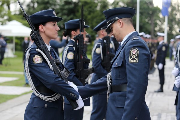 Svečani prijam povodom Dana hrvatske vojske