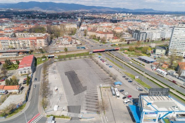 Pogled na Zagreb iz zraka