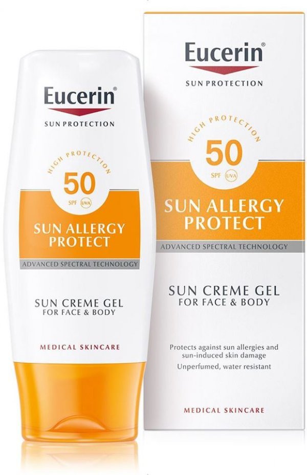 Eucerin gel.krema za zaštitu kože osjetljive na sunce SPF 50