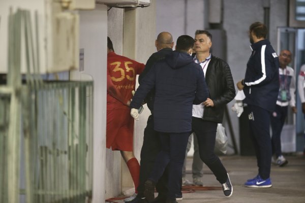 Golman Intera Mladen Matković želio pogledati VAR pa su ga udaljili NK Hajduk NK Inter Zaprešić