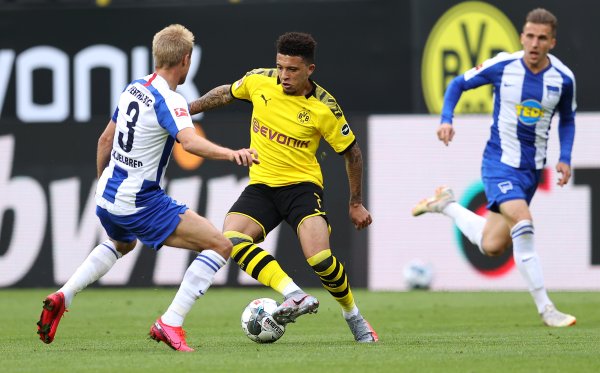 Borussia D. (Jadon Sancho) - Hertha (Per Ciljan Skjelbred)